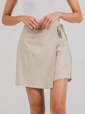 LC Lauren Conrad Wrap Mini Skirt